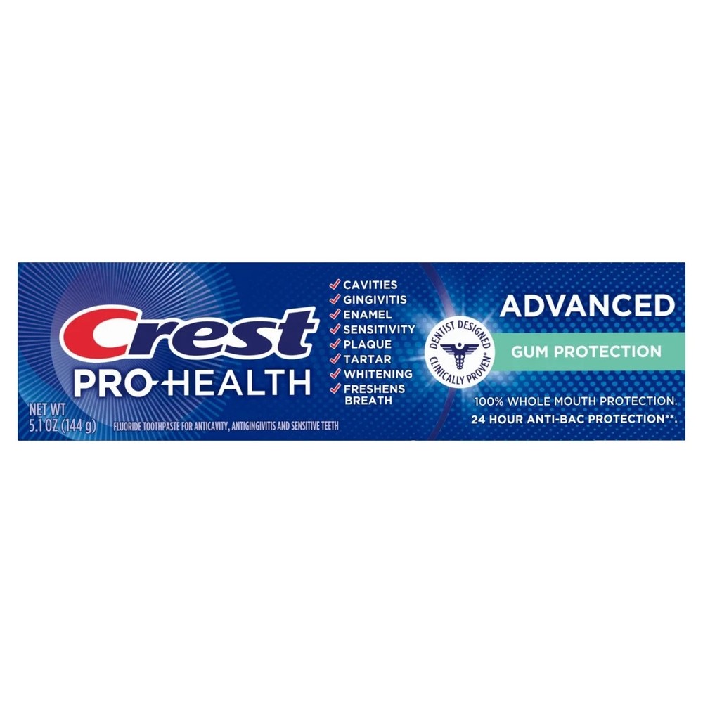 Crest Pro-Health Advanced Gum Protection Toothpaste, 5.1 Oz - 4 Pack