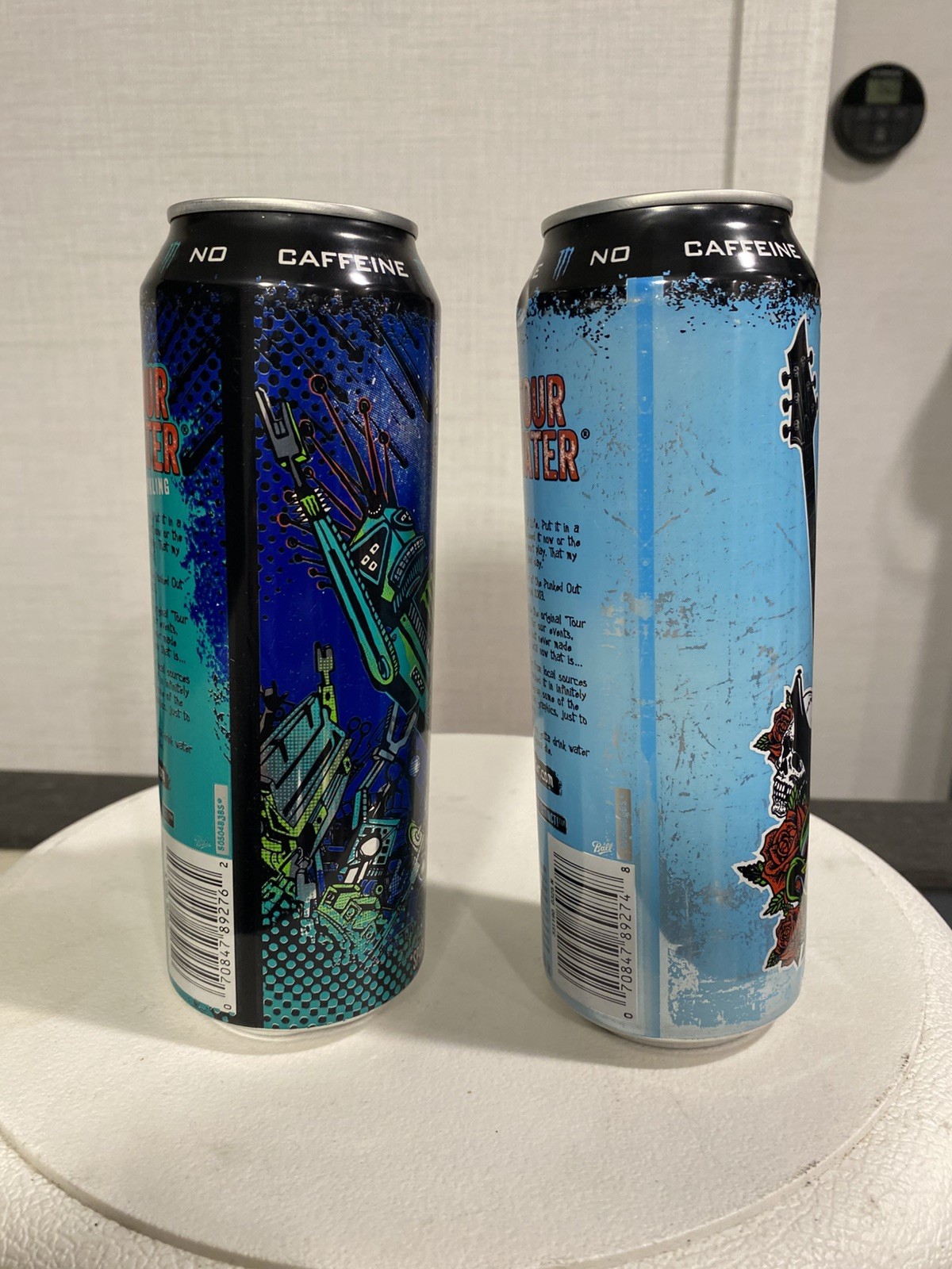 Monster Energy Deep Well Sparkling & Still Water Cans Vans Warped Tour Set FULL