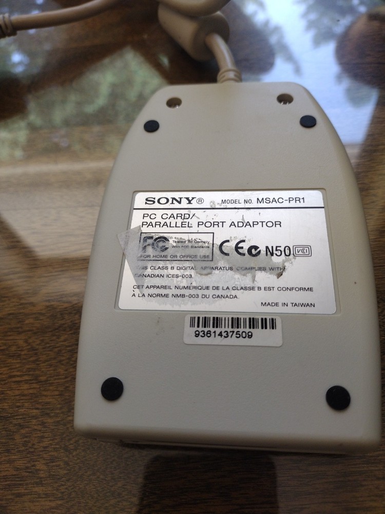 Sony MSACPR1 Parallel Port Interface - Grade A (MSA-CPR1)