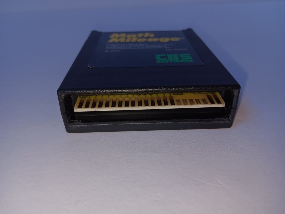 Commodore 64 Math Mileage Computer Game Tested/Works CBS Software