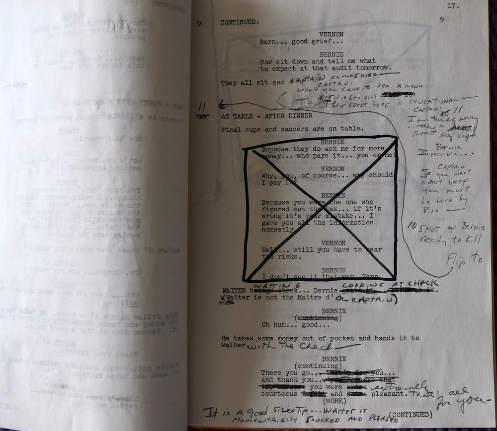 1970 " Bernard Morgan, D.D.F. " Original Screenplay Script