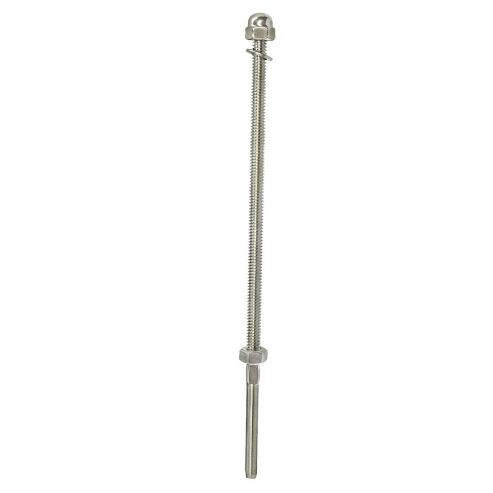 50 Pc Set Stainless Steel Cable Swage Threaded Stud End Fitting for 3/16" Cable