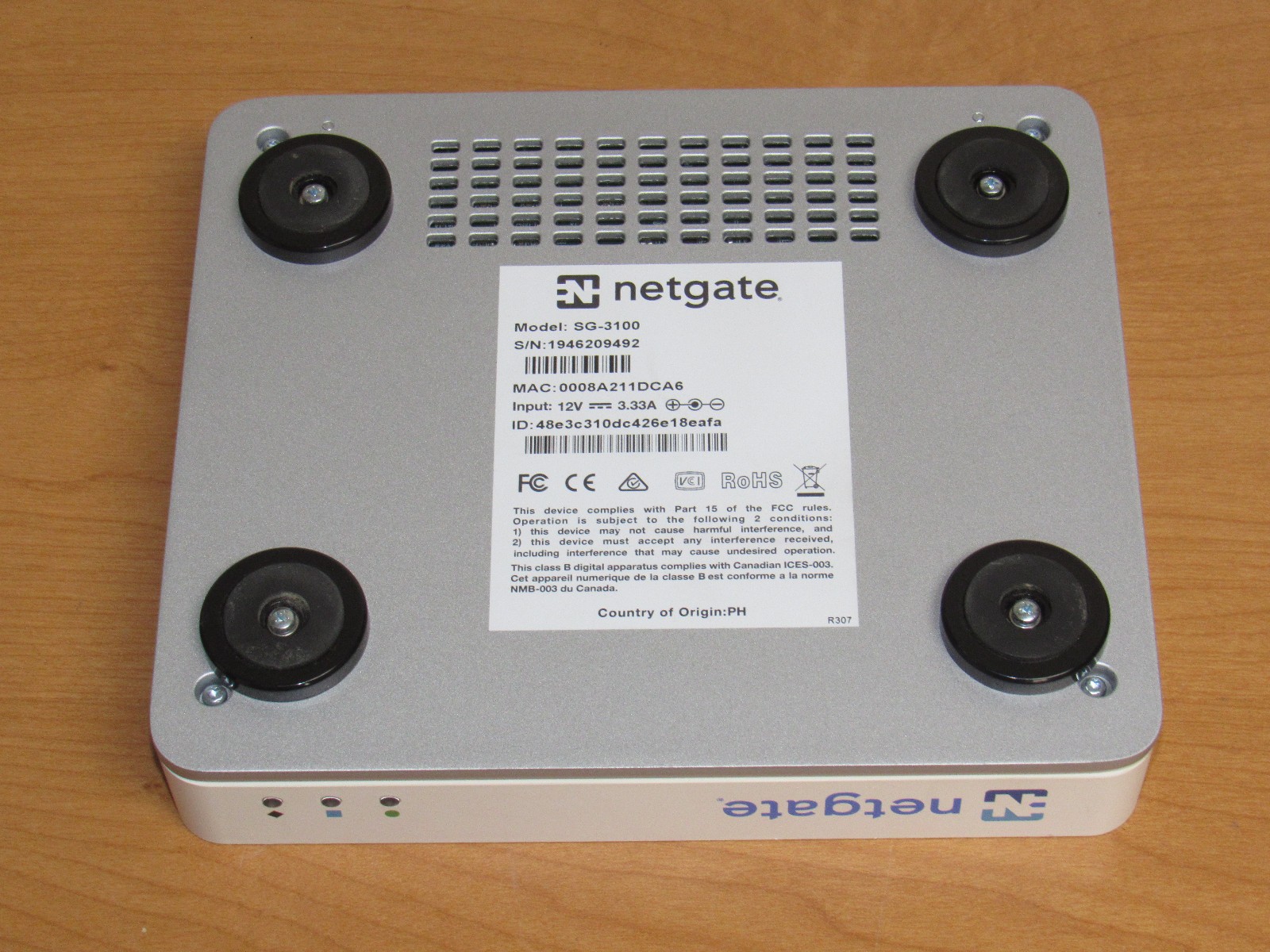 Netgate 3100 / SG-3100 pfSense Security Gateway Firewall Router - Tested Working