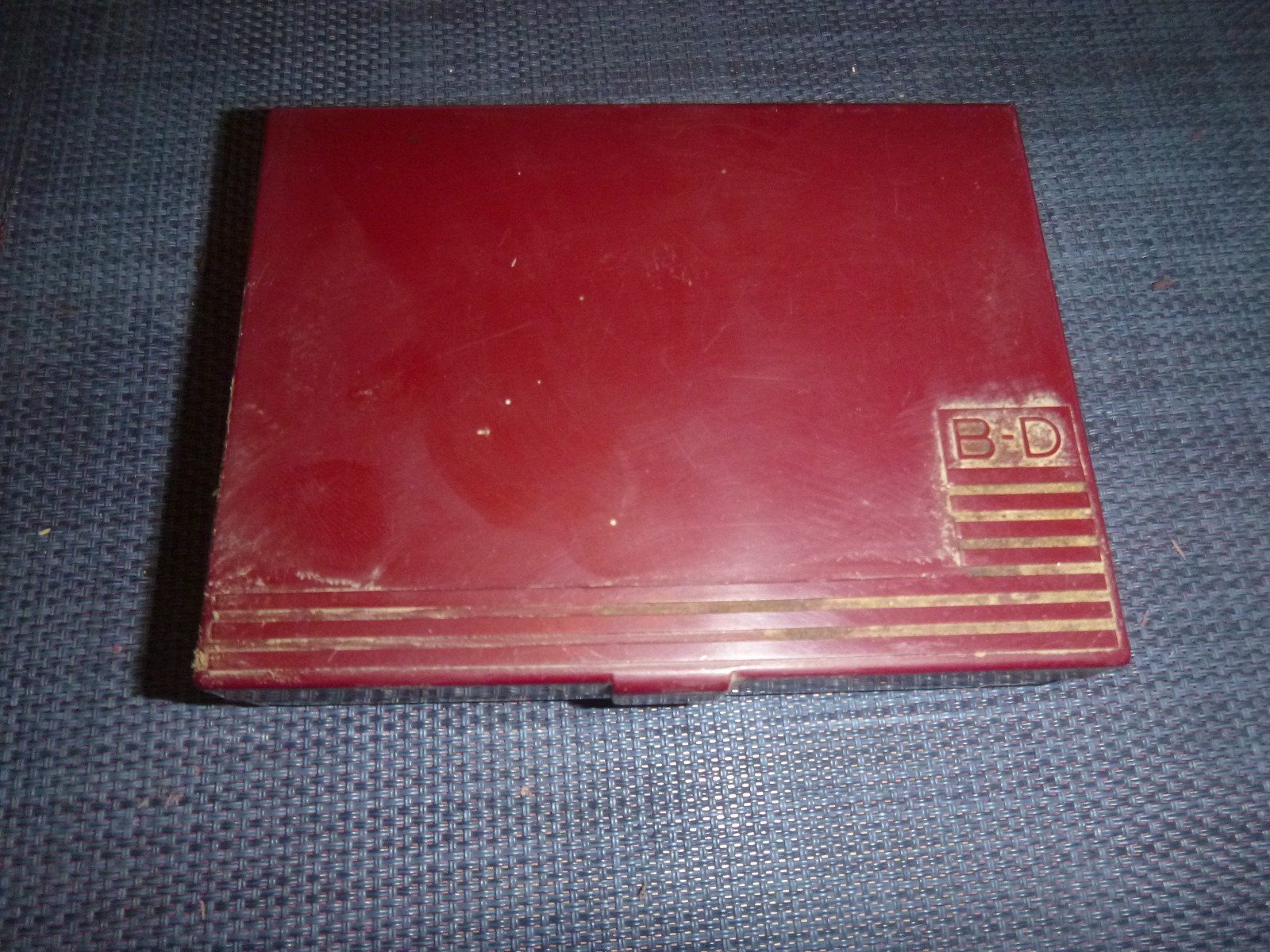 Antique B D Syringe Case