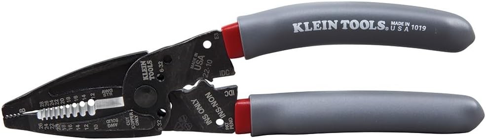 Klein Tools 1019 10 - 26 AWG Solid, 12 - 28 Stranded, Gray/Red
