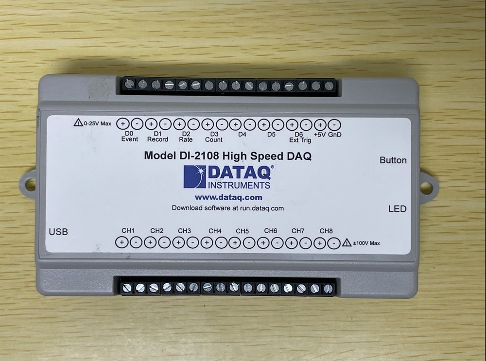 DATAQ Instruments DI-2108 High Speed DAQ No Cables