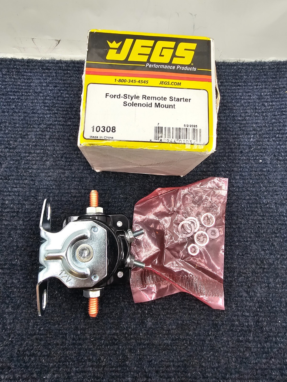 JEGS 10308 Ford-Style Remote Mount Starter Solenoid