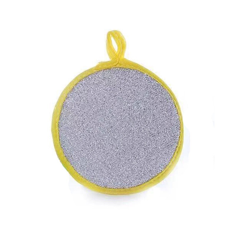 1PCS Dish Washing Sponge Scouring Double-Sided Scrub Pads Kitchen Cleaning Tools