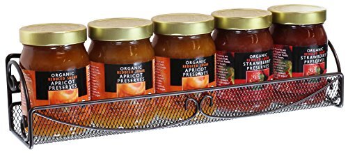 2 Pack Wall Mount Hanging Spice Shelf Rack Organizer for Cabinet
