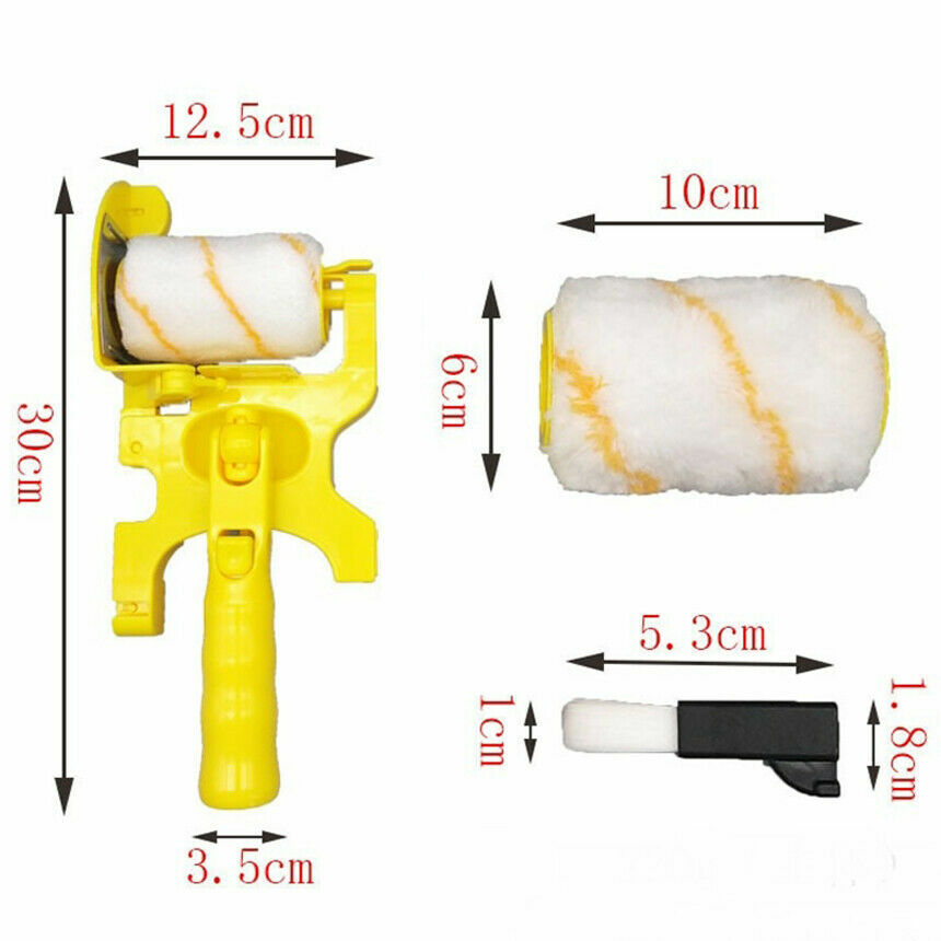 Multifunctional Clean-Cut Paint Edger Roller Brush for Room Wall Corner Ceiling