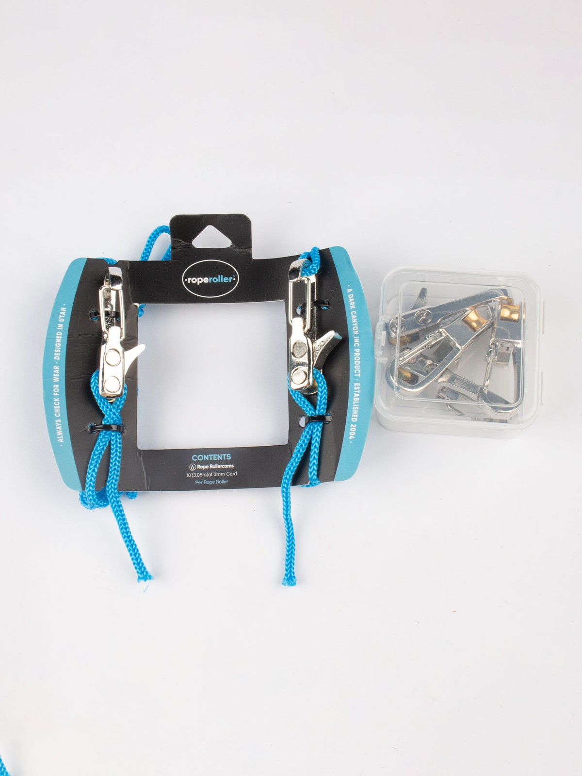 6 Hooks Rope with Roller Tensioner Lock Buckle Tie Down Rope Cargo Tightening