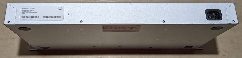 Cisco Meraki MX84-HW Cloud Managed Security Appliance UNCLAIMED