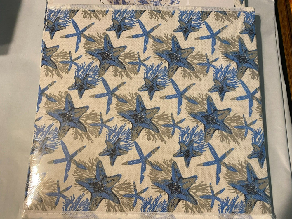 NIP Novelty Nautical Closet Essentials Collapsible Storage Container Star Fish