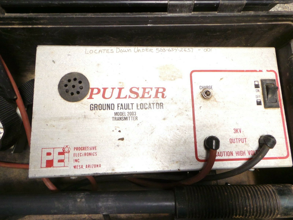 Progressive Electronics Pulser Ground Fault Locator 2003 Transmitter & Receiver