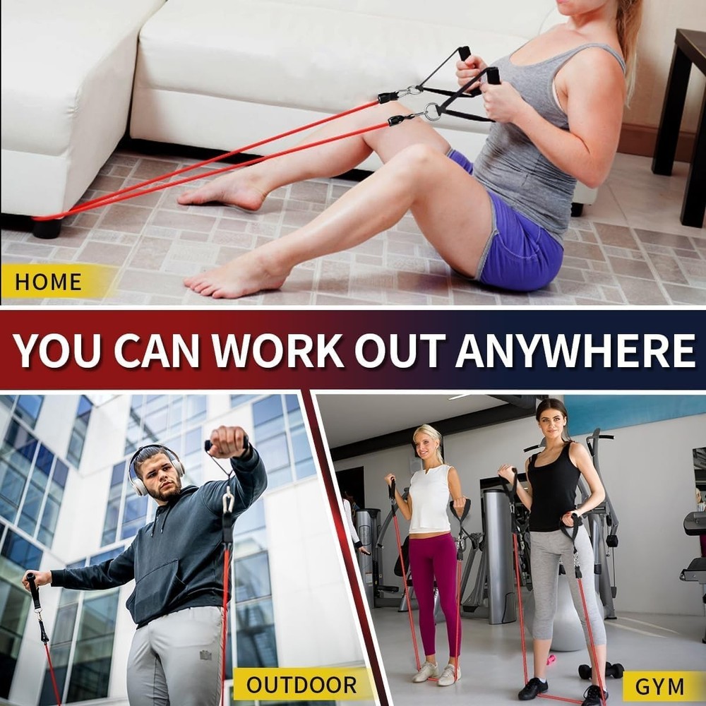 Adjustable Resistance Bands Set