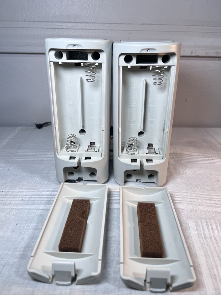 Sony White SRS-58 Active Speaker System Computer Speakers White UNTESTED AS IS