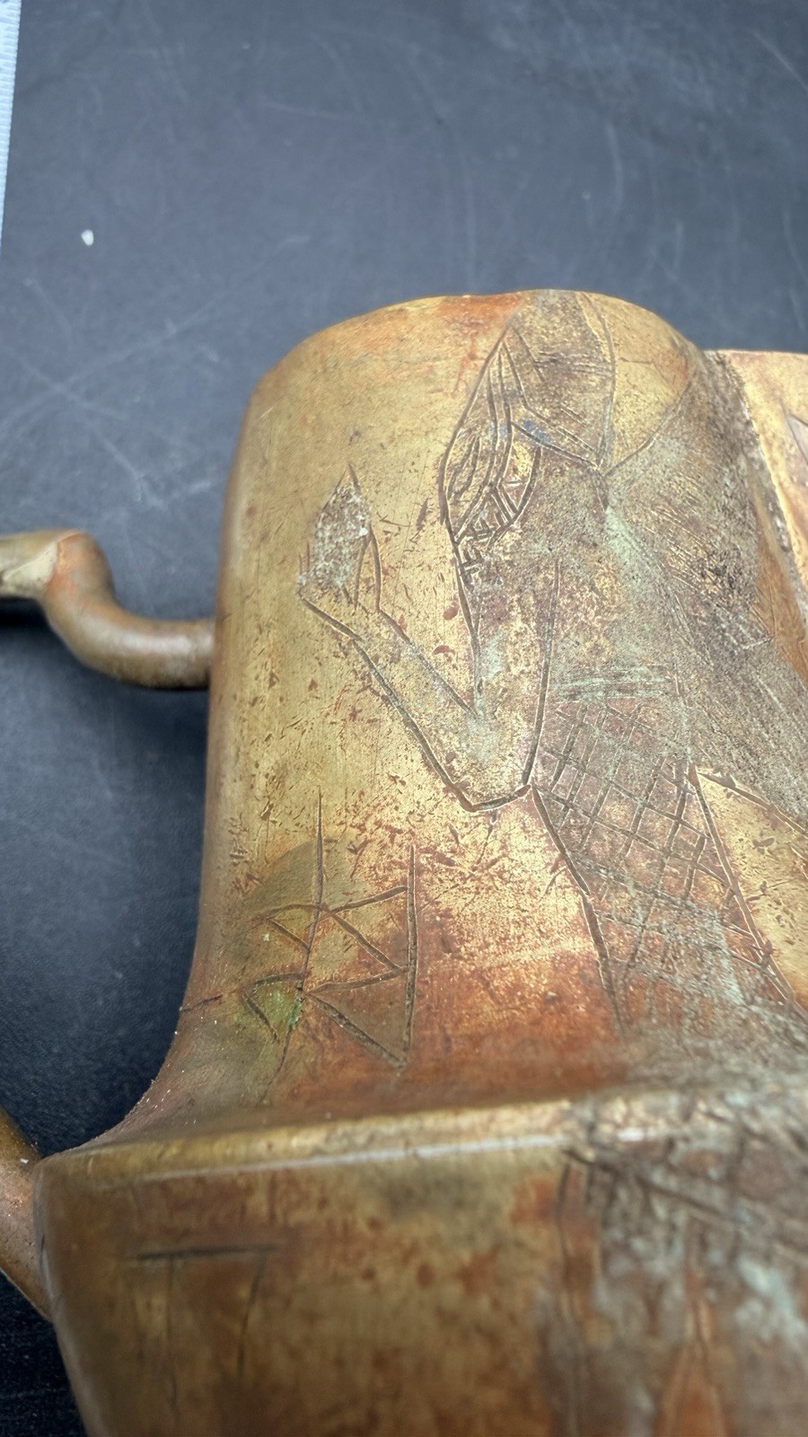 Glowing Bronze Vessel With Winged Beings From Tula Hidalgo Ojuelos