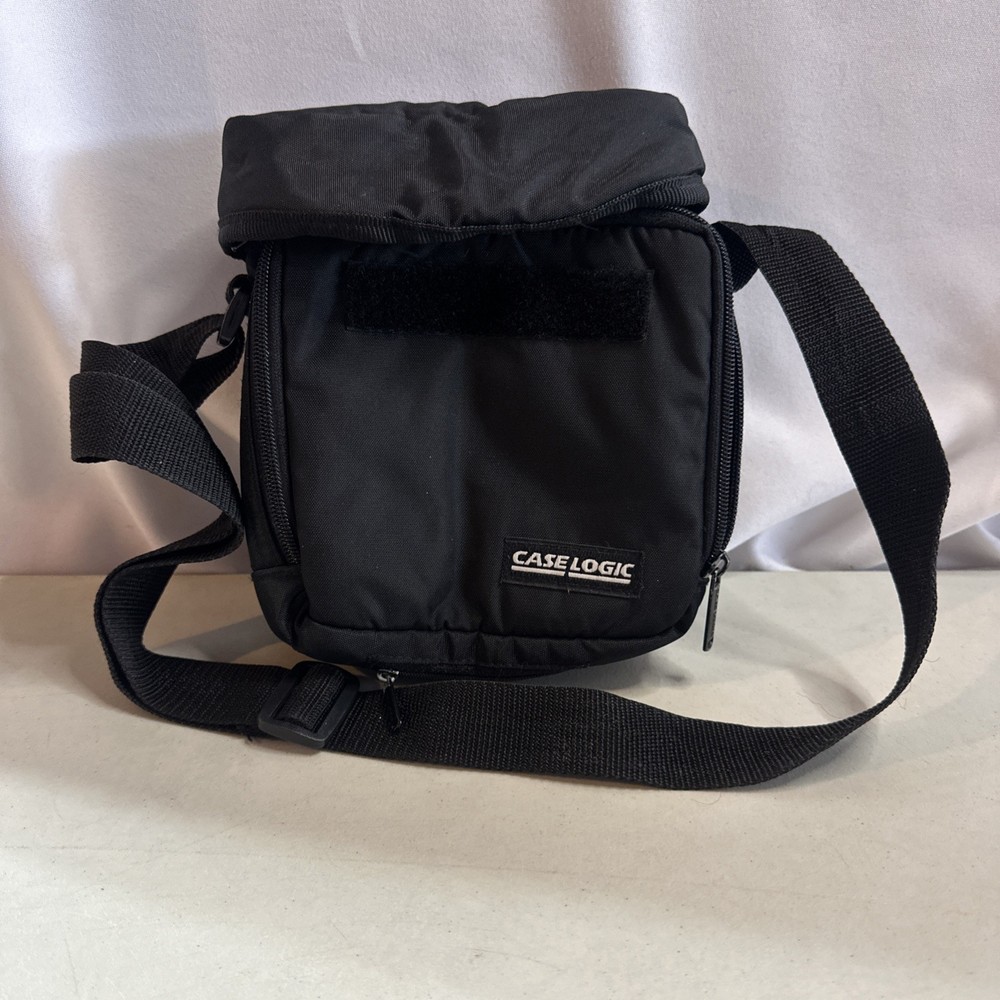 Vintage Case Logic Portable CD Player Discman Carrying Case Soft w/ Strap