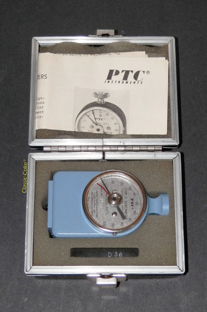 🇺🇸 PTC Instruments 307L ASTM Shore D Scale Plastic Hardness Durometer ⭐⭐⭐⭐⭐