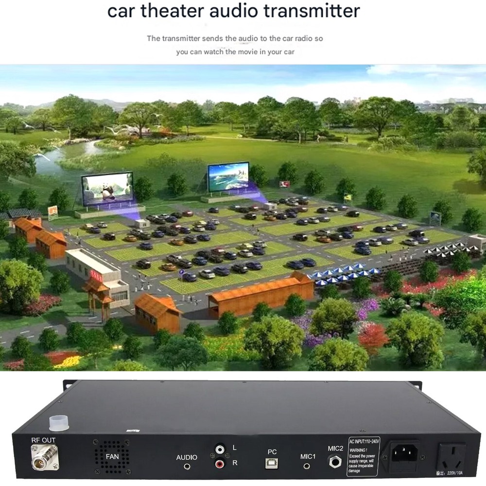 ELE EL-30H FM Broadcast Transmitter FM Transmitter with RDS and Power Amp Modugq