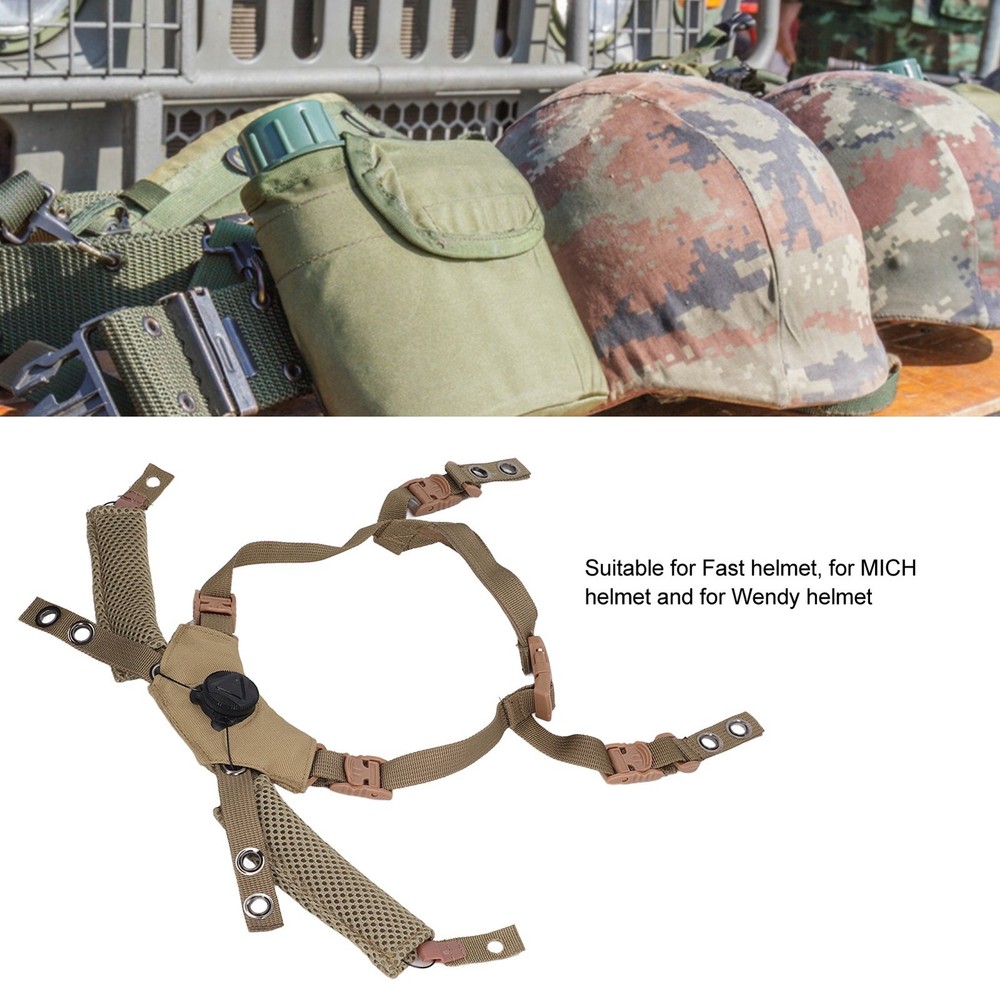 Adjustable Dial Suspension System Chin Strap For Fast Helmet Trending❀