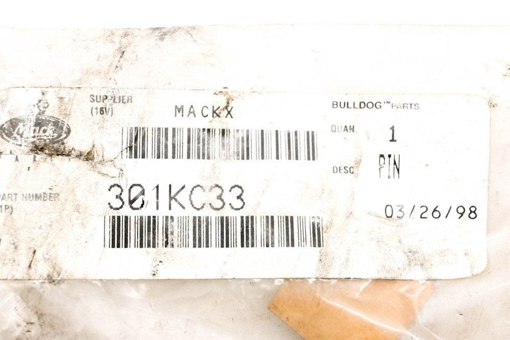 Mack 301KC33 Lufasco Synchronizer Pre-Load Pin NOS