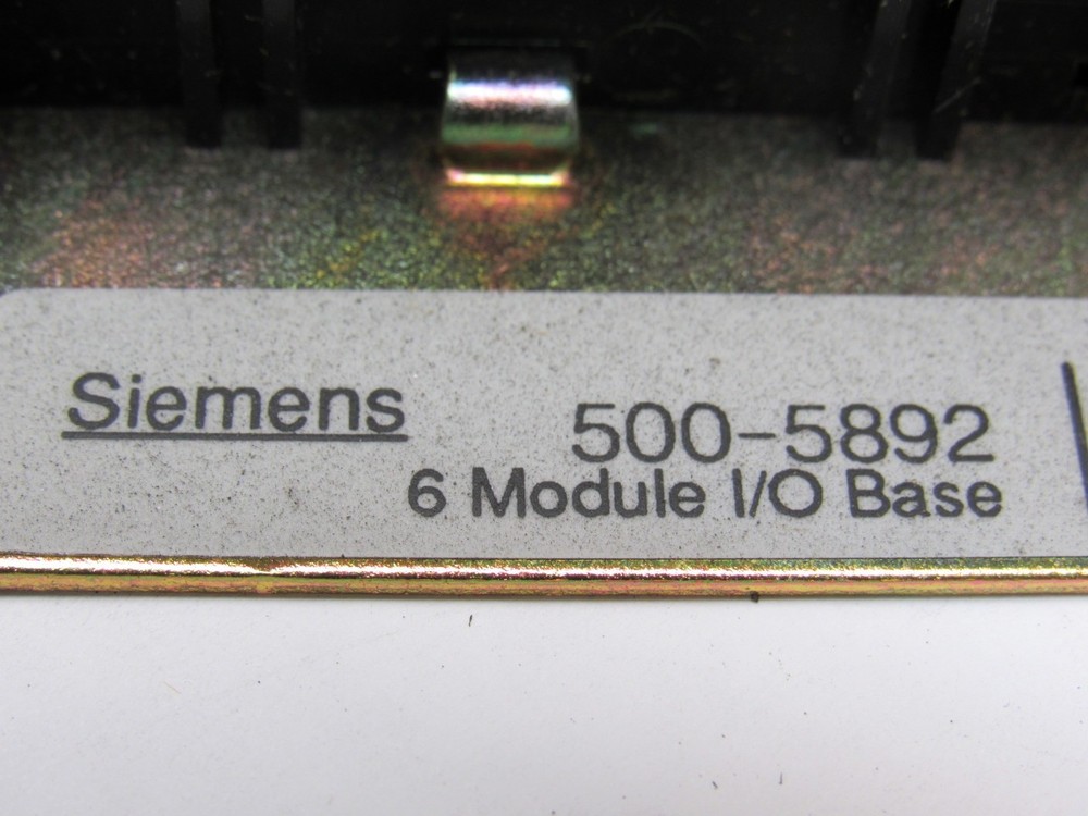Siemens 500-5892 Base Module Rack 8 Slot