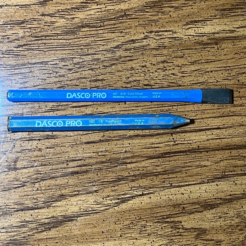 DASCO Chisel and Punch Kit 401 and 582 (2 Piece)