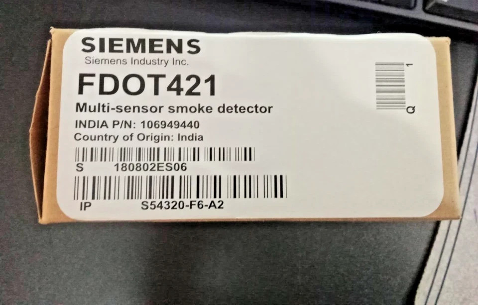 FDOT421 Siemens Multi-Sensor Smoke Detector Model 106949440