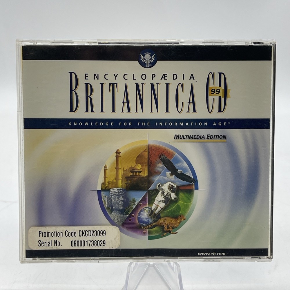 Encyclopaedia Britannica CD 99 PC CDROM Multimedia Edition