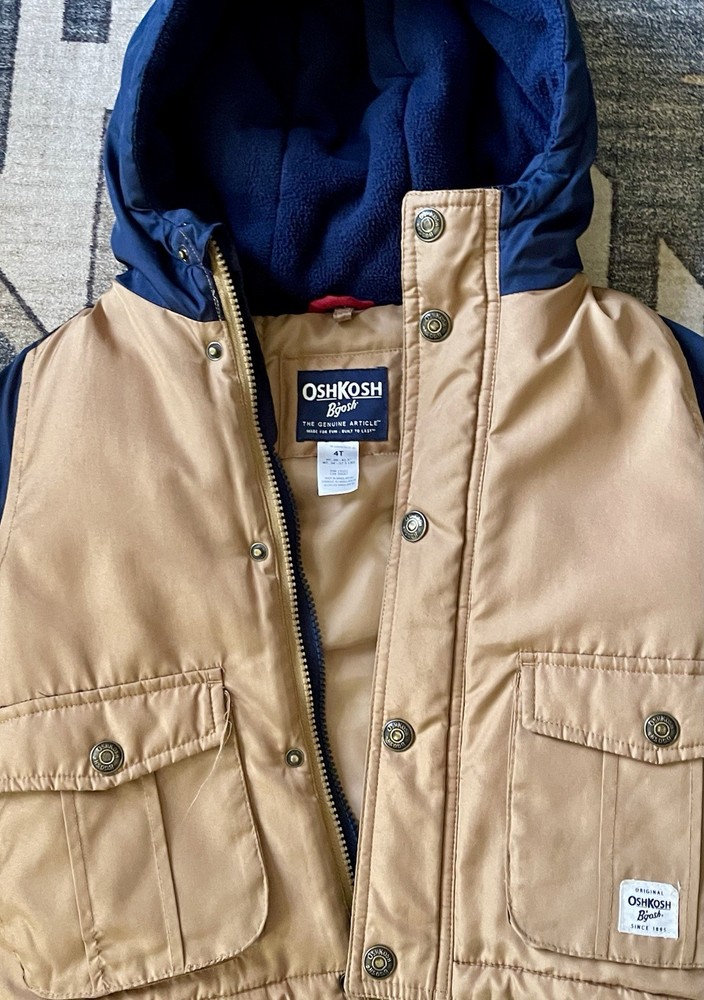 Oshkosh Boys 4-in-1 Jacket, EUC, 4T