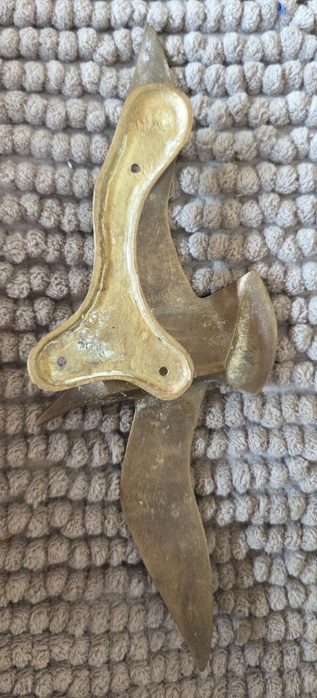 Vintage Solid Brass Seagull Door Knocker