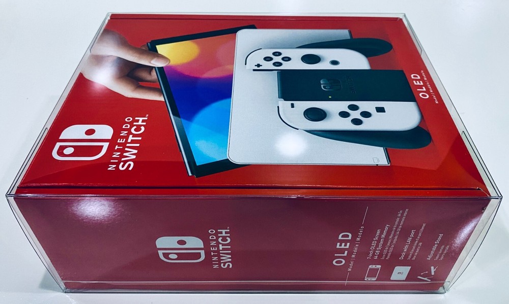 One Console Box Protector Fits For Only OLED Nintendo SWITCH Console boxes READ