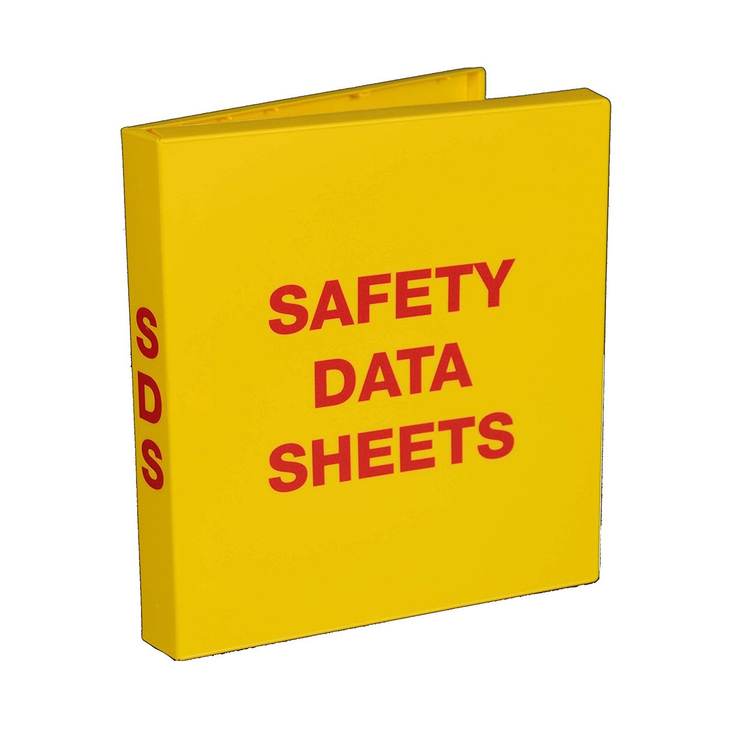 SDS Safety Data Sheet Binder, 1.5" Capacity, Polypropylene Rings, Fully Enclosed