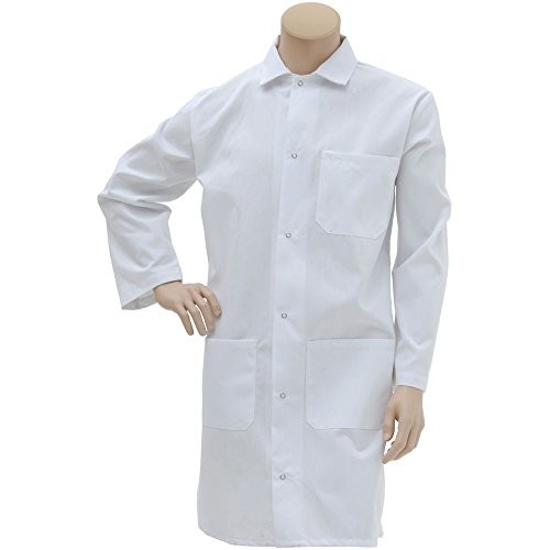 Butcher Coat White Polyester - Medium
