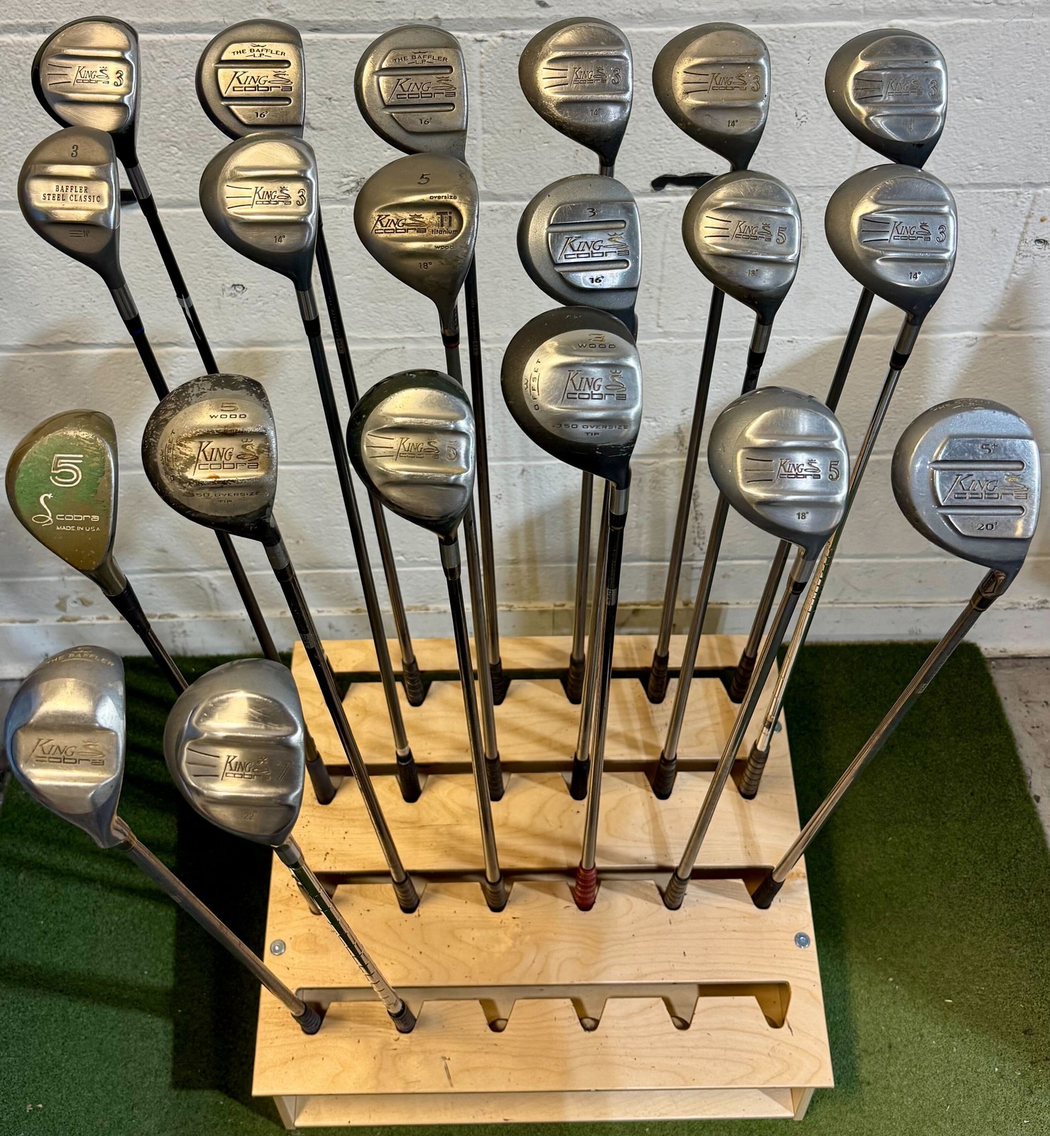 Wholesale Lot of 20 Golf Clubs - Cobra Fairway Woods - Right-Handed - Men's Flex