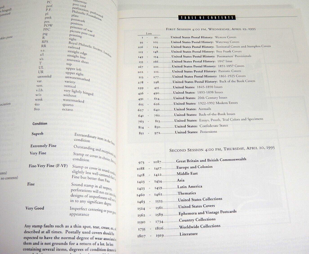 Wolffers Stamp Auction Catalog 1995 Covers Provisionals Airmail Confederate