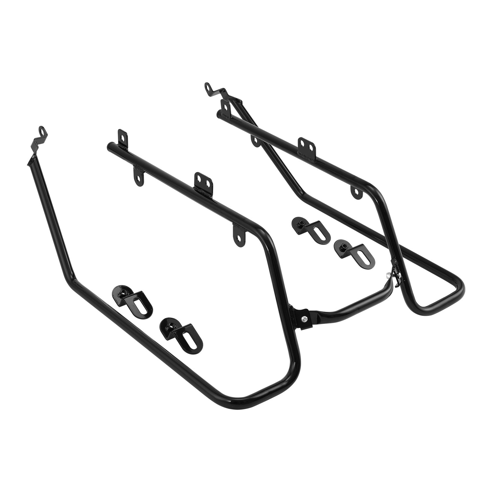 Hard Saddlebags & Conversion Brackets For Harley Dyna FXDF FXDB FXDC FXDL 08-17