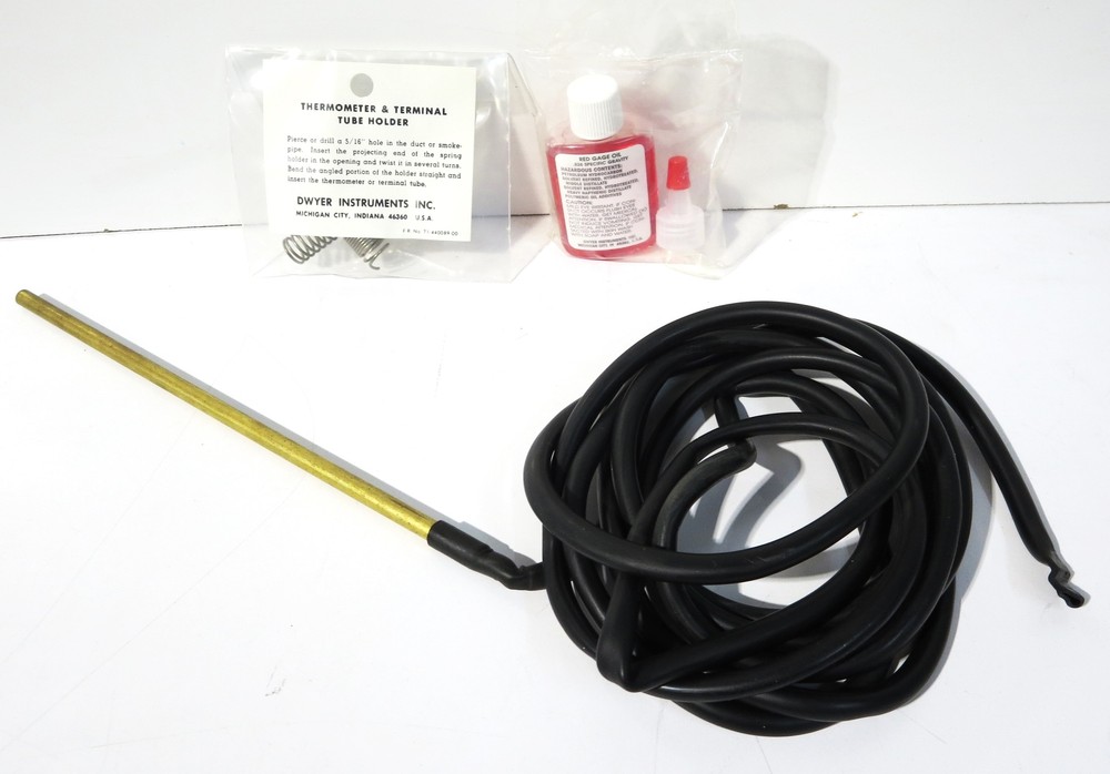 DWYER 100.5 SOLID PLASTIC PORTABLE MANOMETER; RANGE .10-0-1.0