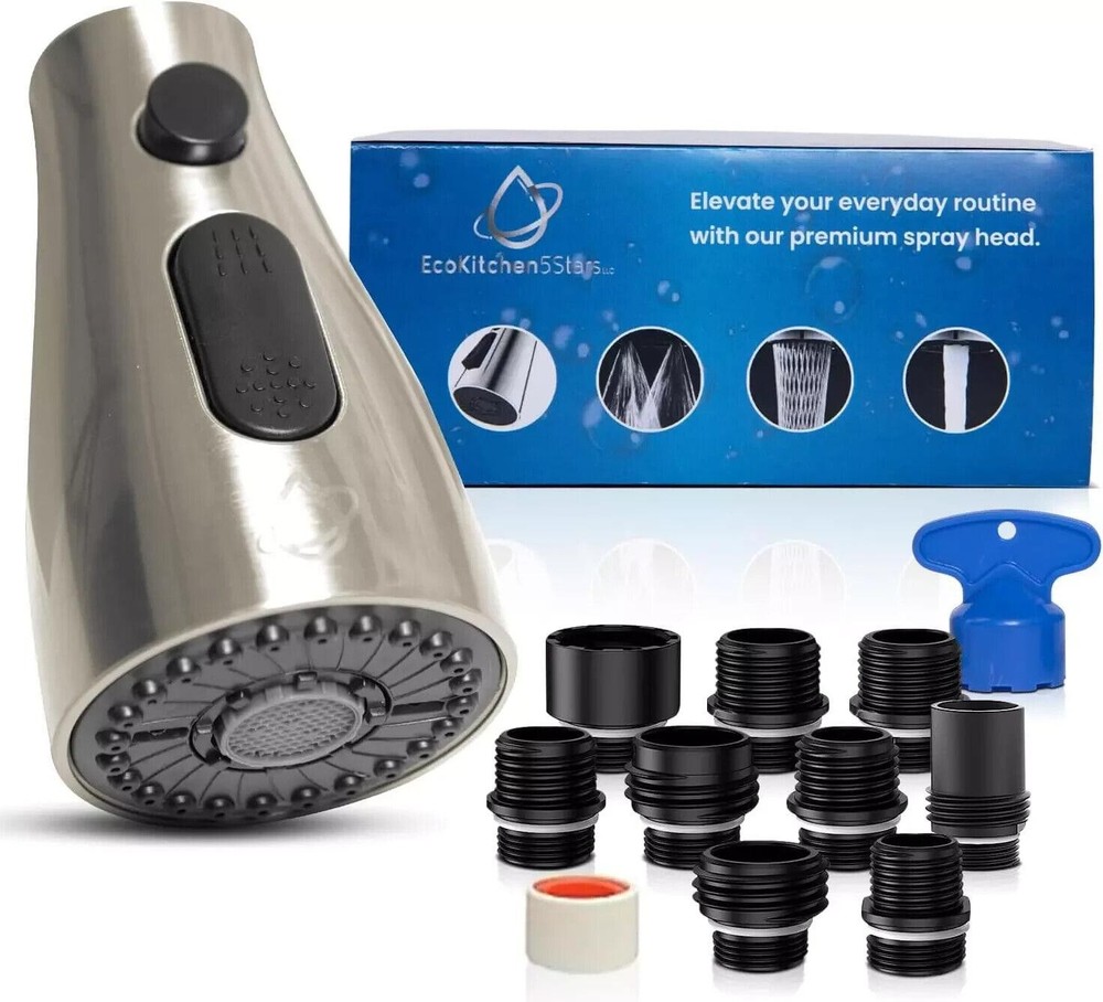 Kitchen Faucet Head Replacement - Pull Down Sprayer for Moen, Delta & American