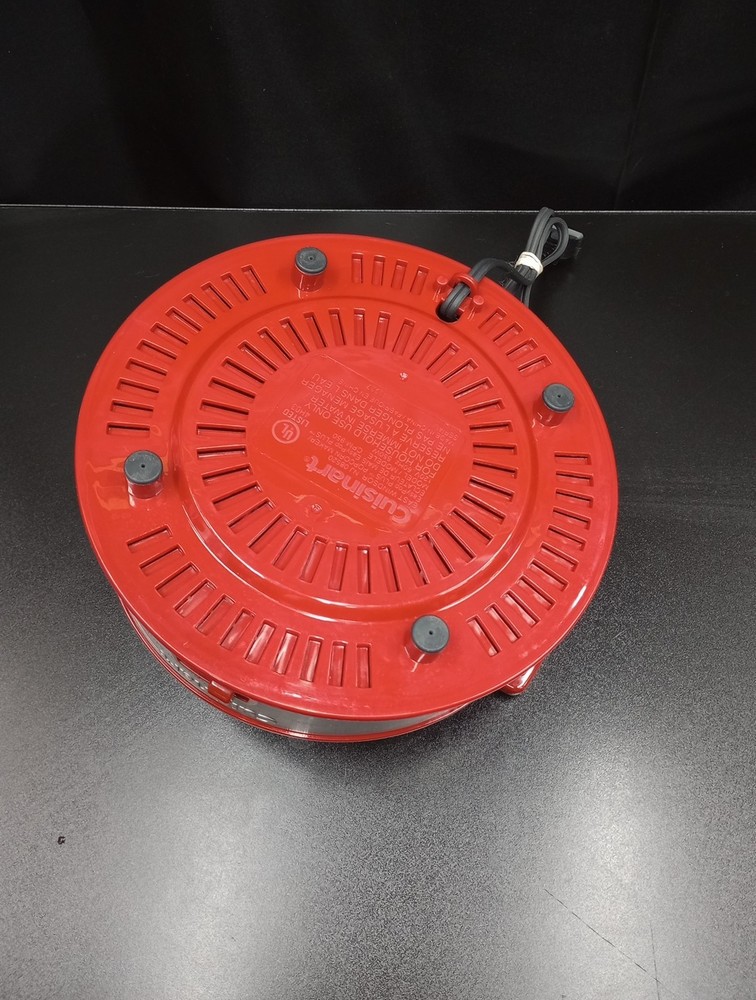 Cuisinart CPM-950 Red 10-cup Easy Pop Plus Popcorn Maker. Tested Working.