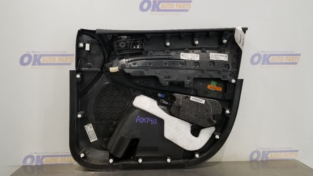 18 DODGE DURANGO SRT 392 INTERIOR DOOR TRIM PANEL FRONT LEFT DRIVER BLACK