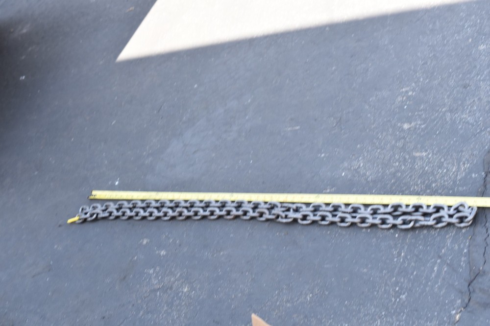 PEWAG18 chain, 9 ft, 3/8" thick links