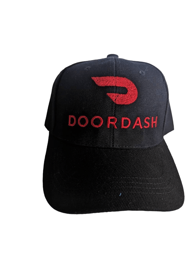 Doordash Hat Baseball Cap Hat Delivery Driver Adjustable Back Strap Dad Mom Hat