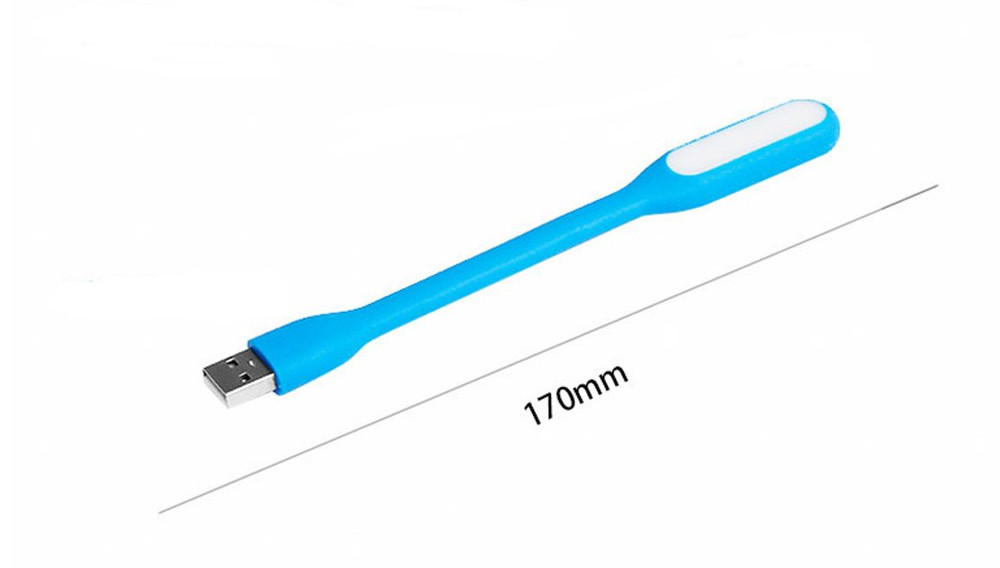 2PCS Bright Mini USB Reading LED Light Lamp Flexible for Notebook Laptop Night