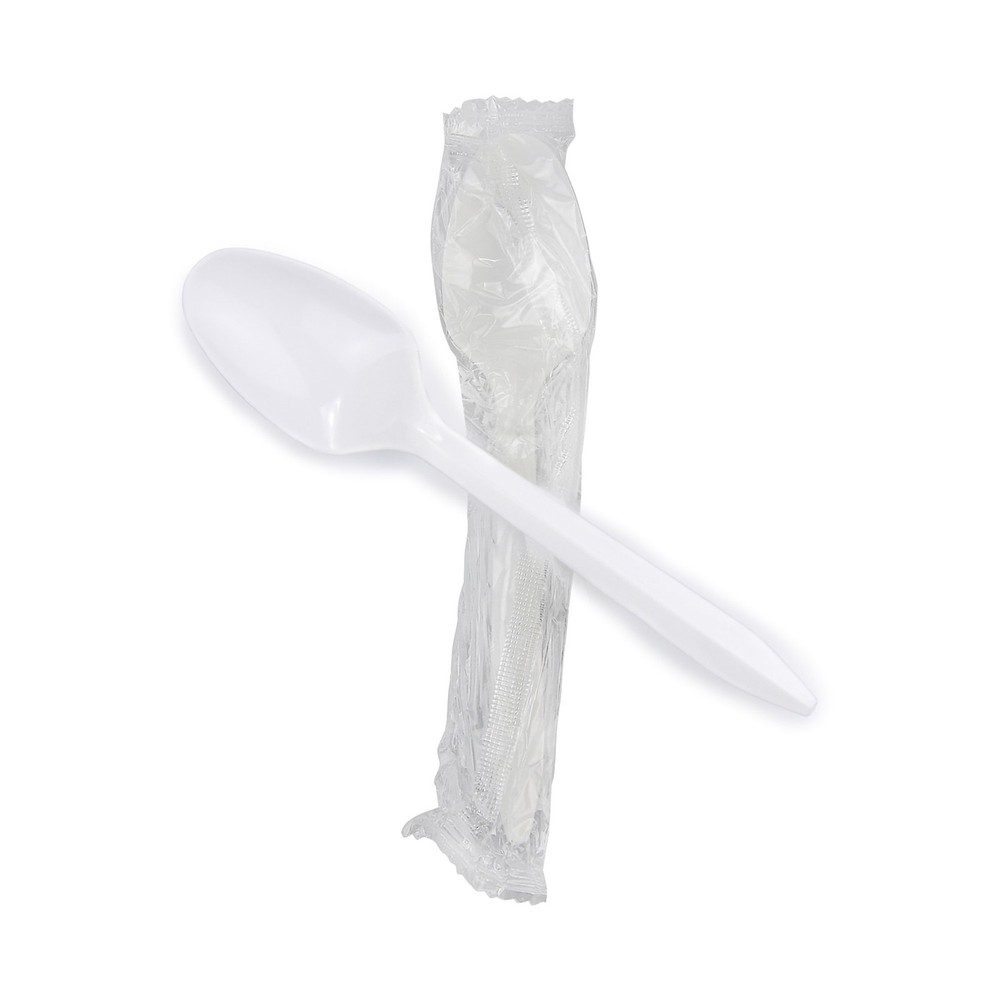 McKesson Disposable Spoon White 5.5" L Plastic 1000 Ct