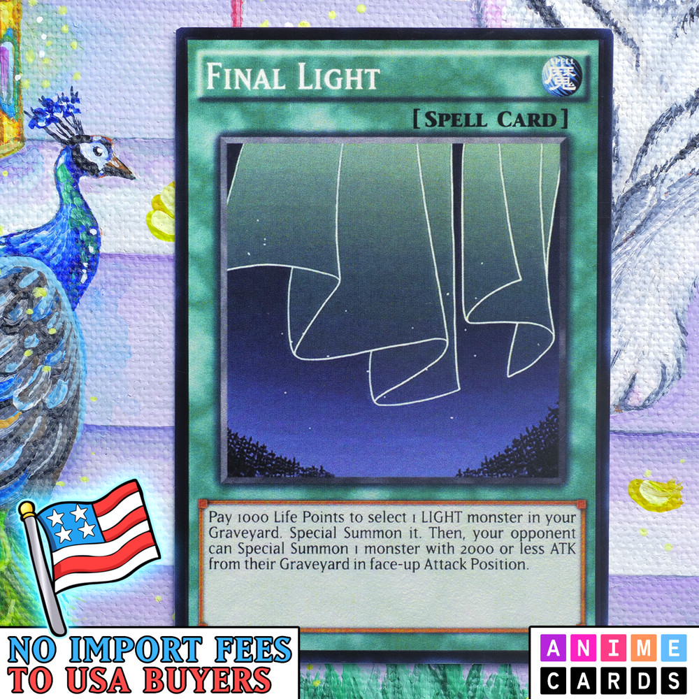 Final Light ANIME EFFECT HOLO card