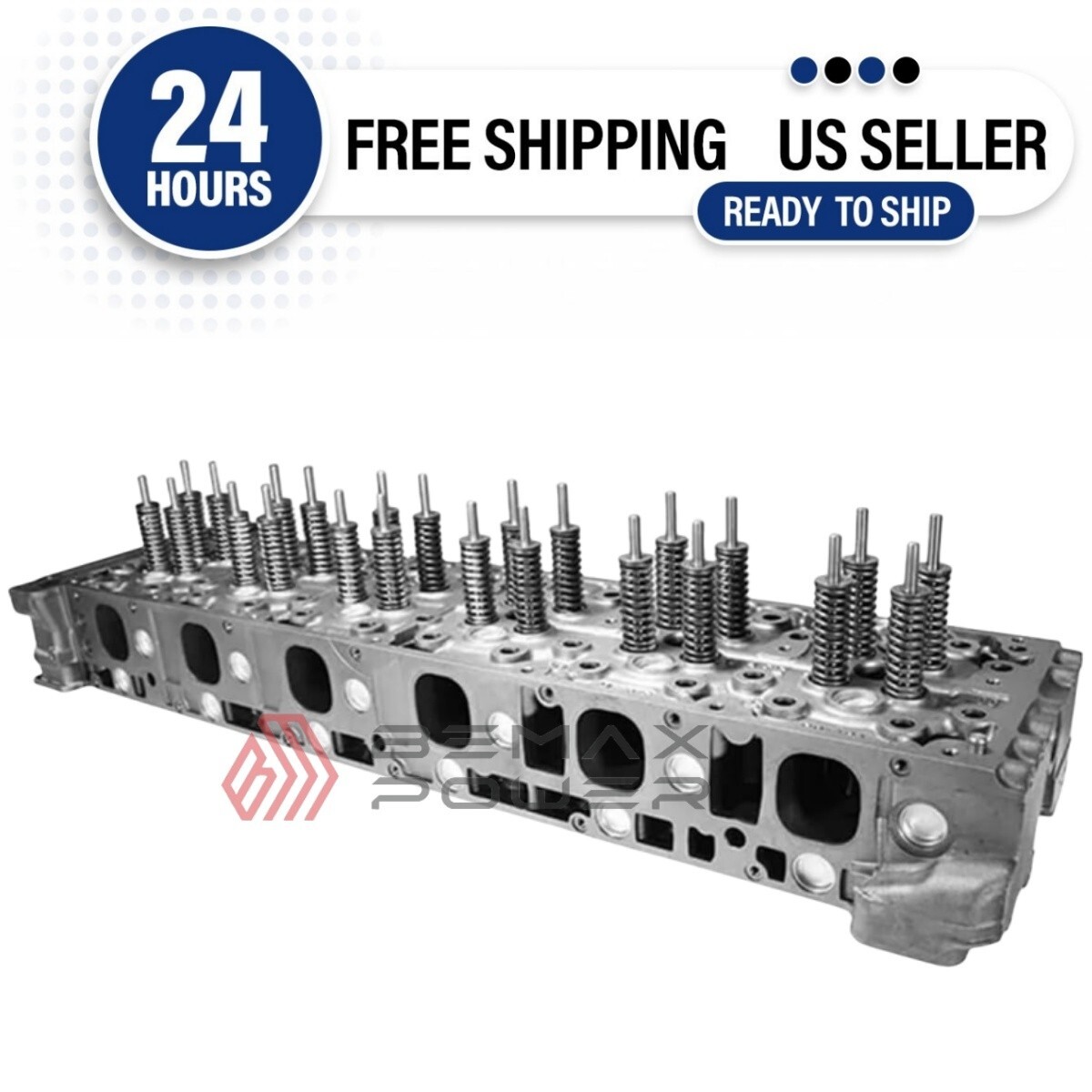 New Complete Cylinder Head with Valve for 2016-22 Detroit DD15 DD16 A4730101420