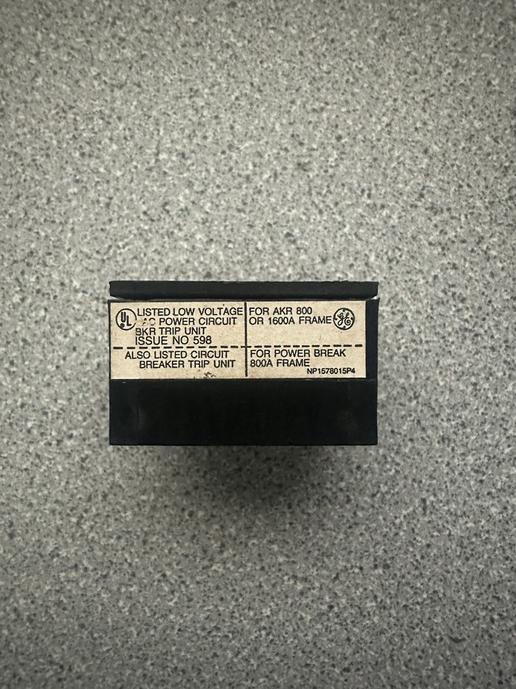 TR8S600 General Electric 600A Rating Plug with 800A Sensor