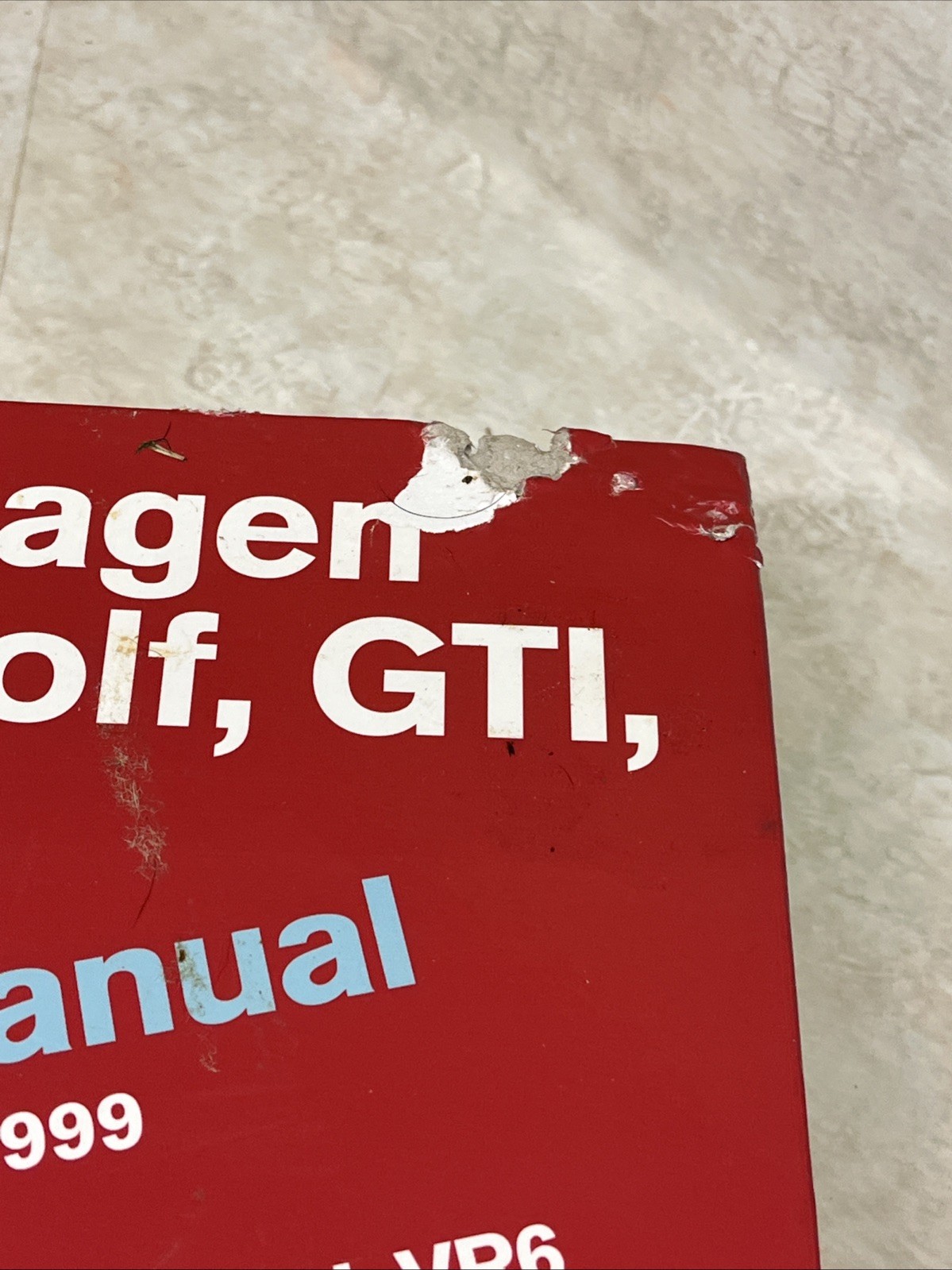 Service Manual Volkswagen Jetta Golf GTI, 1993-1999 & Cabrio 1995-2002 Bentley